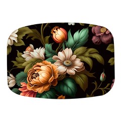 Floral Flower Blossom Bloom Flora Mini Square Pill Box by Vaneshop