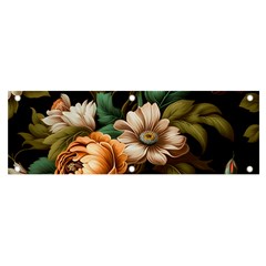 Floral Flower Blossom Bloom Flora Banner And Sign 6  X 2  by Vaneshop