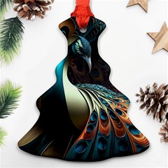 Colorful Peacock Bird Feathers Ornament (christmas Tree)  by Vaneshop