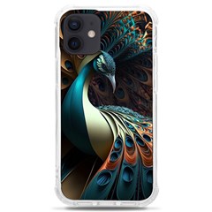 Colorful Peacock Bird Feathers Iphone 12 Mini Tpu Uv Print Case	 by Vaneshop