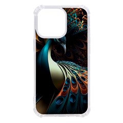 Colorful Peacock Bird Feathers Iphone 13 Pro Tpu Uv Print Case by Vaneshop