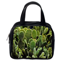 Cactus Flora Flower Nature Floral Classic Handbag (one Side) by Vaneshop