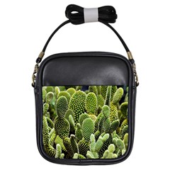 Cactus Flora Flower Nature Floral Girls Sling Bag by Vaneshop