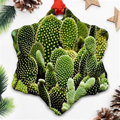 Cactus Flora Flower Nature Floral Ornament (snowflake) by Vaneshop