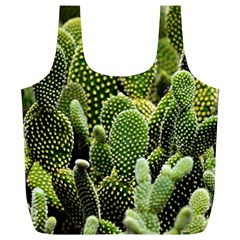 Cactus Flora Flower Nature Floral Full Print Recycle Bag (xl) by Vaneshop