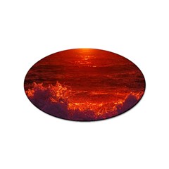 Sea Beach Sunset Sunrise Twilight Sticker (oval) by Vaneshop