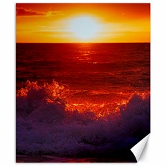 Sea Beach Sunset Sunrise Twilight Canvas 8  X 10  by Vaneshop