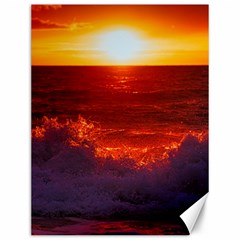 Sea Beach Sunset Sunrise Twilight Canvas 12  X 16  by Vaneshop