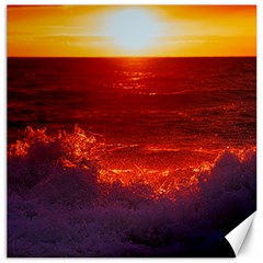 Sea Beach Sunset Sunrise Twilight Canvas 20  X 20  by Vaneshop