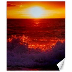 Sea Beach Sunset Sunrise Twilight Canvas 20  X 24  by Vaneshop