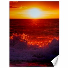 Sea Beach Sunset Sunrise Twilight Canvas 36  X 48  by Vaneshop