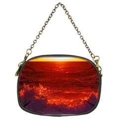 Sea Beach Sunset Sunrise Twilight Chain Purse (two Sides) by Vaneshop