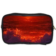 Sea Beach Sunset Sunrise Twilight Toiletries Bag (two Sides) by Vaneshop