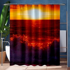 Sea Beach Sunset Sunrise Twilight Shower Curtain 60  X 72  (medium)  by Vaneshop