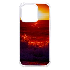 Sea Beach Sunset Sunrise Twilight Iphone 14 Pro Tpu Uv Print Case