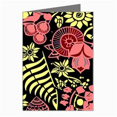 Flower Leaves Floral Flora Nature Greeting Cards (pkg Of 8)