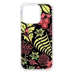 Flower Leaves Floral Flora Nature Iphone 14 Pro Tpu Uv Print Case