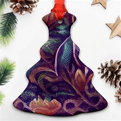 Abstract African Art Pattern Christmas Tree Ornament (two Sides)