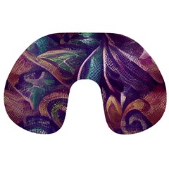 Abstract African Art Pattern Travel Neck Pillow by Vaneshop