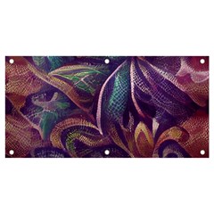 Abstract African Art Pattern Banner And Sign 4  X 2  by Vaneshop