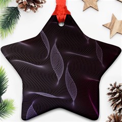 Curve Wave Line Texture Element Ornament (star)