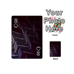 Curve Wave Line Texture Element Playing Cards 54 Designs (mini)