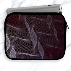 Curve Wave Line Texture Element Apple Ipad 2/3/4 Zipper Cases by Vaneshop