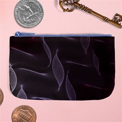 Curve Wave Line Texture Element Large Coin Purse by Vaneshop