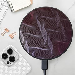 Curve Wave Line Texture Element Wireless Fast Charger(black) by Vaneshop