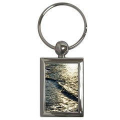 Wave Water Surface Sea Ocean Liquid Key Chain (rectangle)