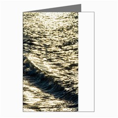 Wave Water Surface Sea Ocean Liquid Greeting Cards (pkg Of 8)