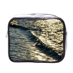 Wave Water Surface Sea Ocean Liquid Mini Toiletries Bag (one Side) by Vaneshop