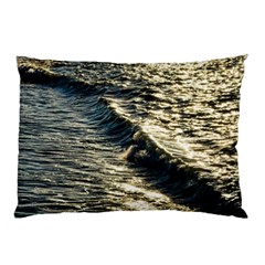 Wave Water Surface Sea Ocean Liquid Pillow Case (two Sides) by Vaneshop