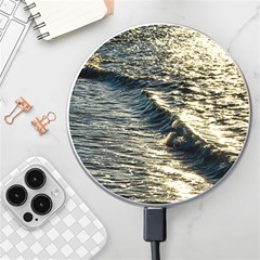 Wave Water Surface Sea Ocean Liquid Wireless Fast Charger(white) by Vaneshop