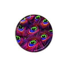 Peacock Feathers Color Plumage Hat Clip Ball Marker by Celenk