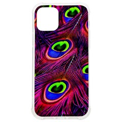 Peacock Feathers Color Plumage Iphone 12/12 Pro Tpu Uv Print Case by Celenk