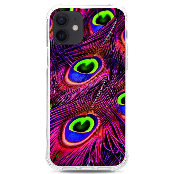 Peacock Feathers Color Plumage iPhone 12/12 Pro TPU UV Print Case