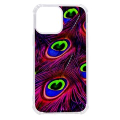 Peacock Feathers Color Plumage Iphone 13 Pro Max Tpu Uv Print Case by Celenk