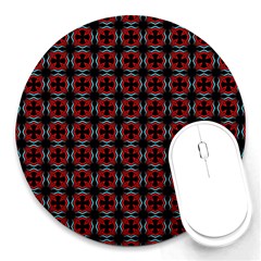 Pattern Design Artistic Decor Round Mousepad by Celenk