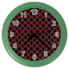 Pattern Design Artistic Decor Color Wall Clock by Celenk