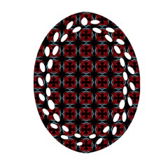 Pattern Design Artistic Decor Ornament (oval Filigree) by Celenk