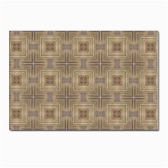 Abstract Wood Design Floor Texture Postcard 4 x 6  (pkg Of 10) by Celenk