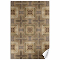 Abstract Wood Design Floor Texture Canvas 24  X 36  by Celenk