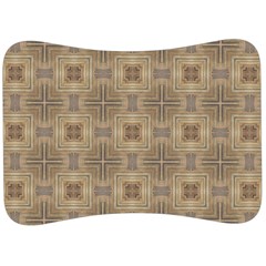 Abstract Wood Design Floor Texture Velour Seat Head Rest Cushion by Celenk