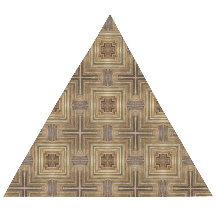 Abstract Wood Design Floor Texture Wooden Puzzle Triangle