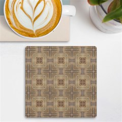 Abstract Wood Design Floor Texture Uv Print Square Tile Coaster  by Celenk