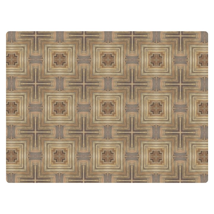 Abstract Wood Design Floor Texture Premium Plush Fleece Blanket (Extra Small)