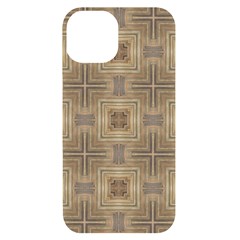 Abstract Wood Design Floor Texture Iphone 14 Black Uv Print Case