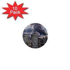 Castle Building Architecture 1  Mini Buttons (10 Pack)  by Celenk