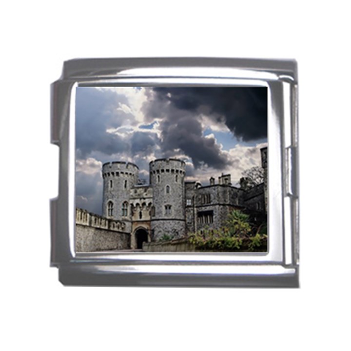 Castle Building Architecture Mega Link Italian Charm (18mm)